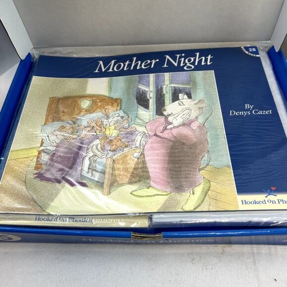 Hooked on Phonics box set NWOT Level 5 BLUE workbook, books, cards - Picture 6 of 10